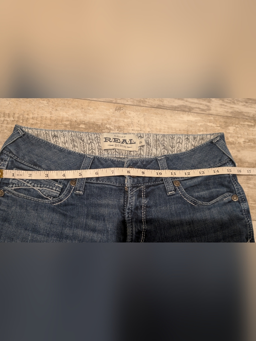 Ariat Dark Blue Bootcut Jeans for Women - Picture 5 of 8